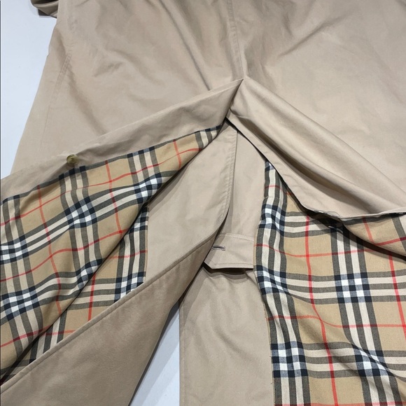 Burberry size 12L Classic Beige Mid-length Camden Heritage Car Coat - Picture 13 of 14